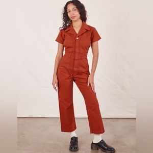 Big Bud Press Short Sleeve Jumpsuit size Medium Paprika Unisex